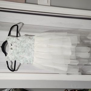 White pink & violet girls dress